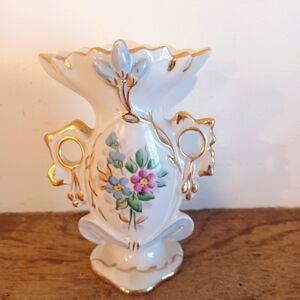 Vintage  Weisley Miniature Bud Vase Floral.
